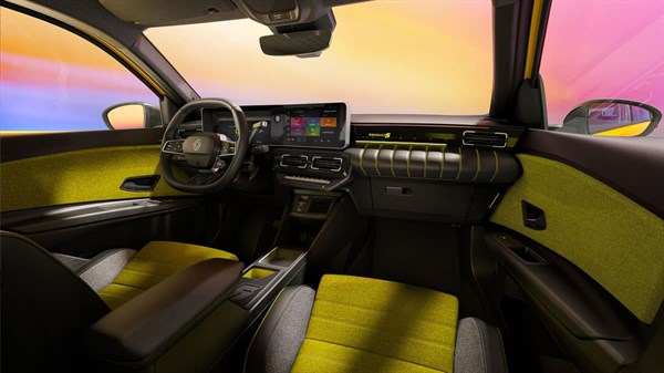 תא הנוסעים של רנו 5 חשמלית