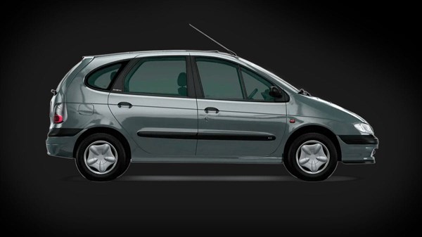 איור של דגם רנו סניק אפורה