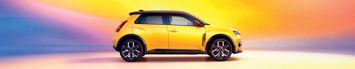 מבט פרופיל צד על רנו 5